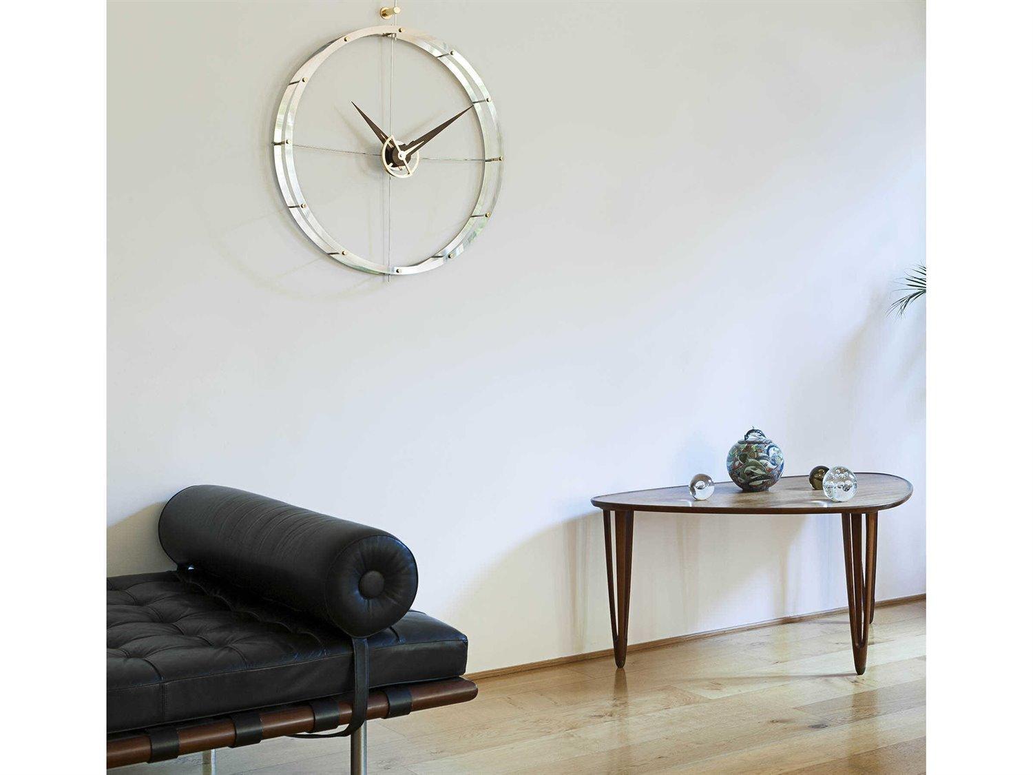 Nomon Doble Stainless Steel Wall Clock