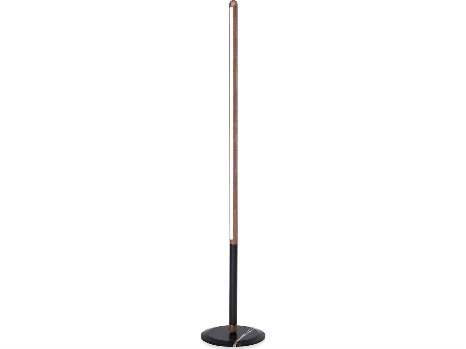 Nomon Linea Walnut Graphite Brown Floor Lamp