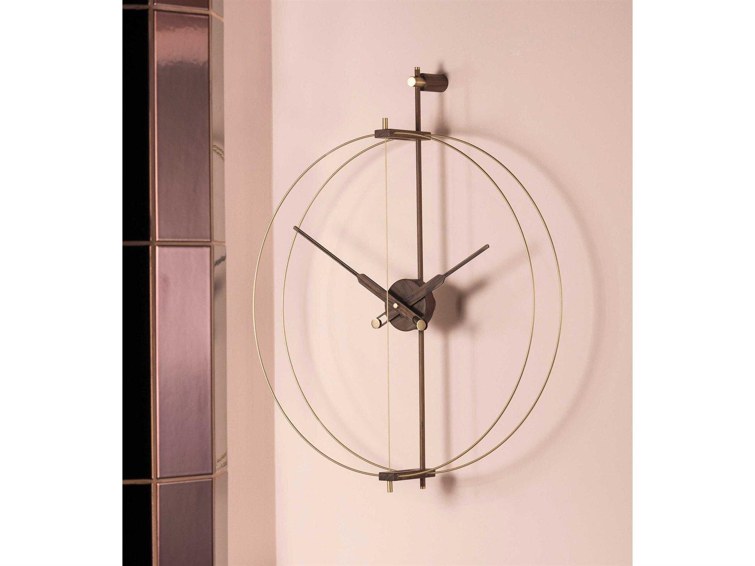 Nomon Mini Barcelona Brass Wall Clock