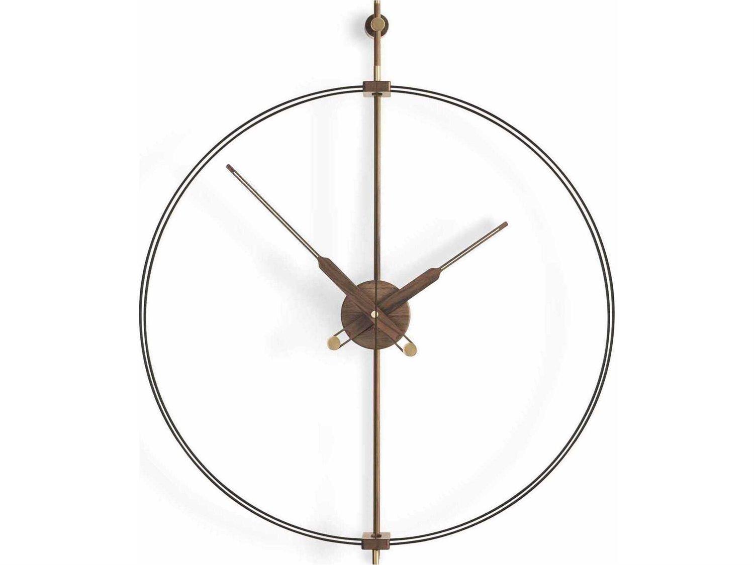 Nomon Mini Barcelona Black Walnut Wall Clock