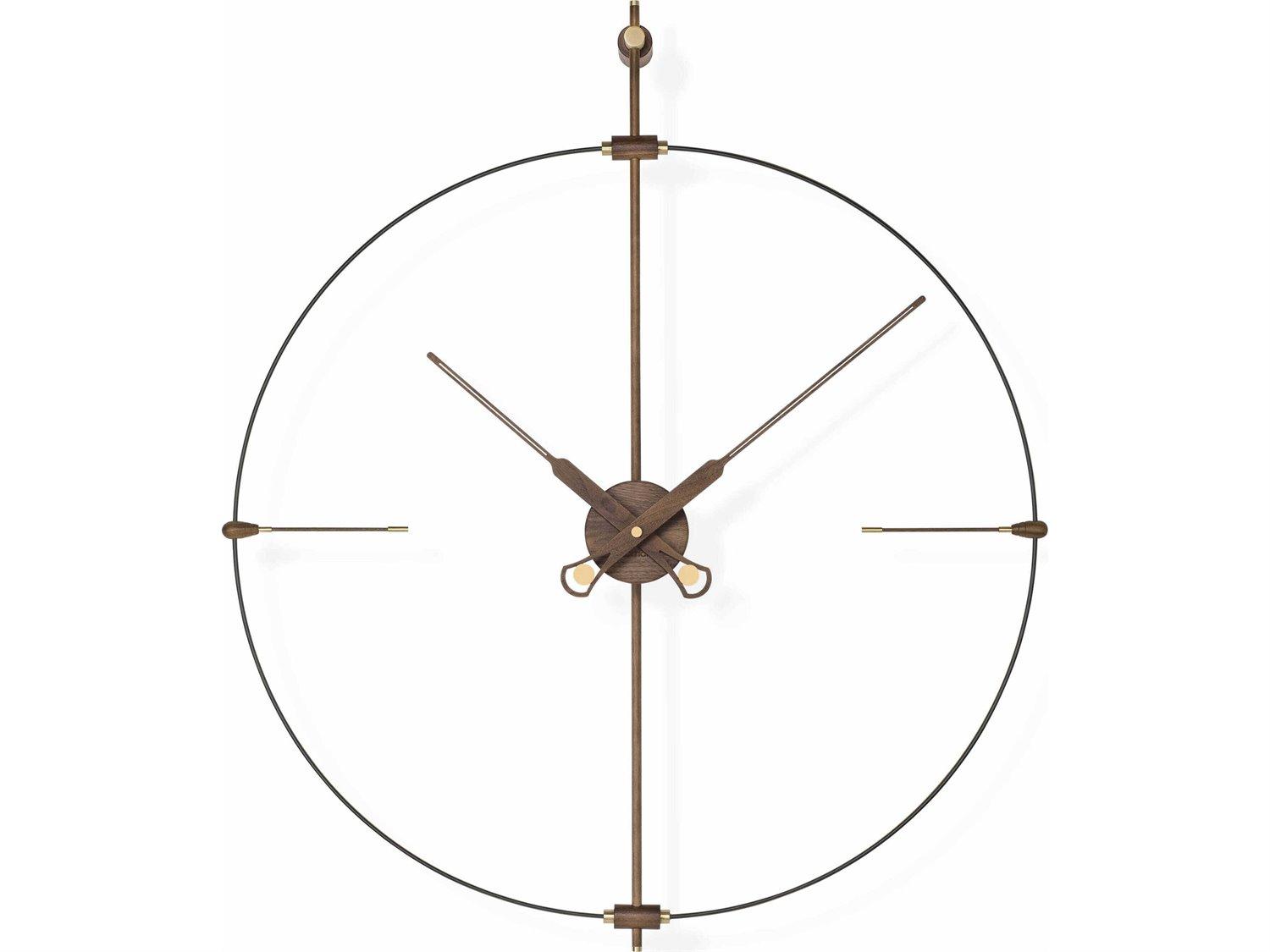 Nomon Mini Bilbao Black Walnut Wall Clock