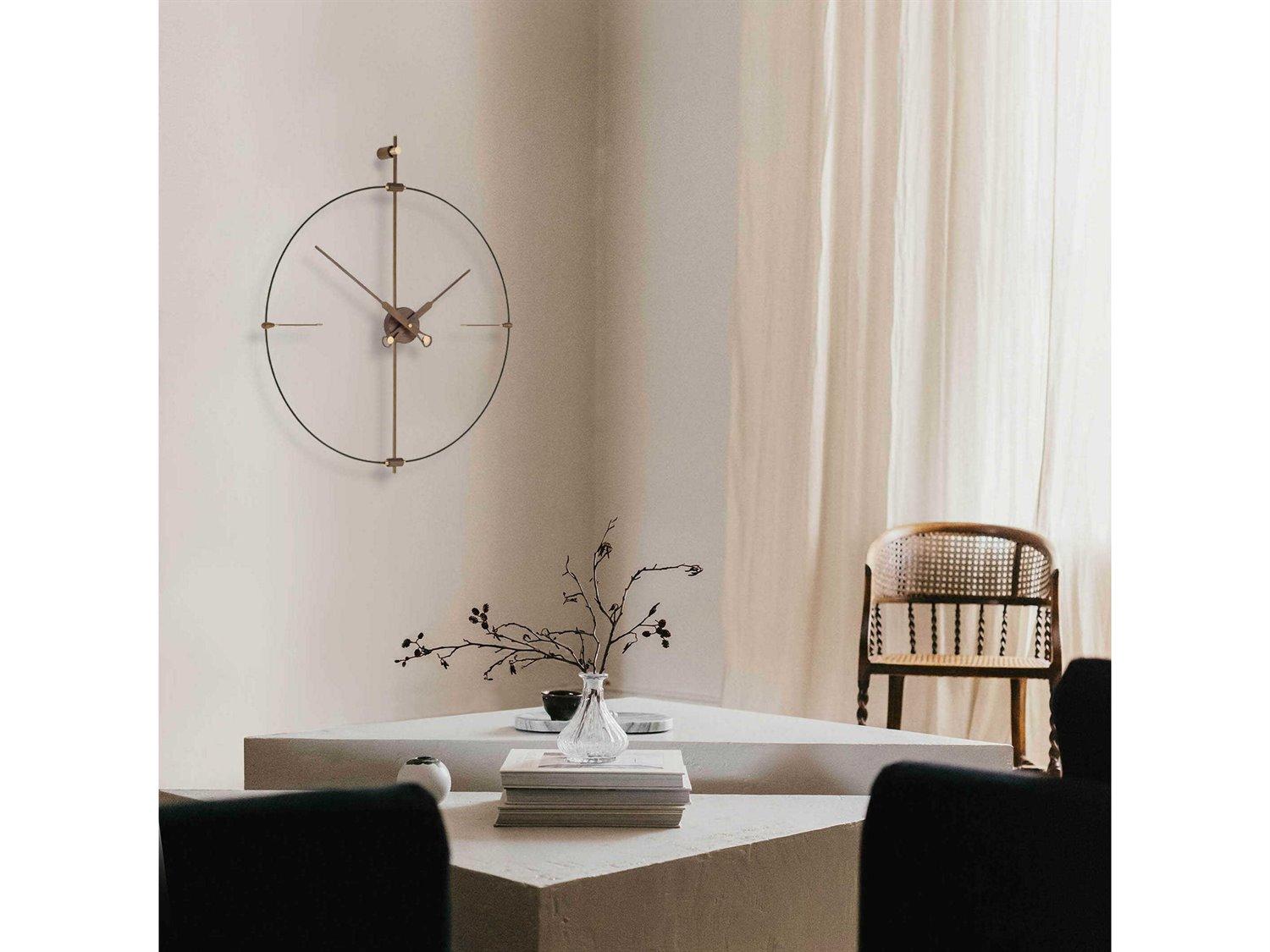 Nomon Mini Bilbao Black Walnut Wall Clock