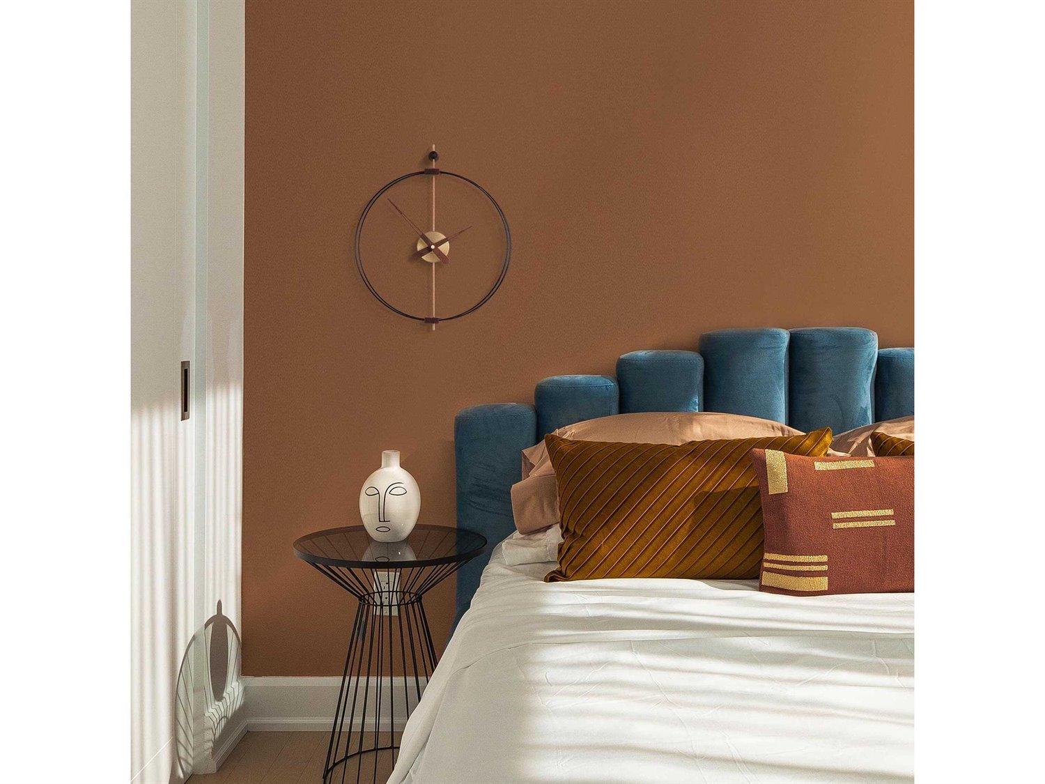 Nomon Micro Barcelona Black Polished Brass Wall Clock