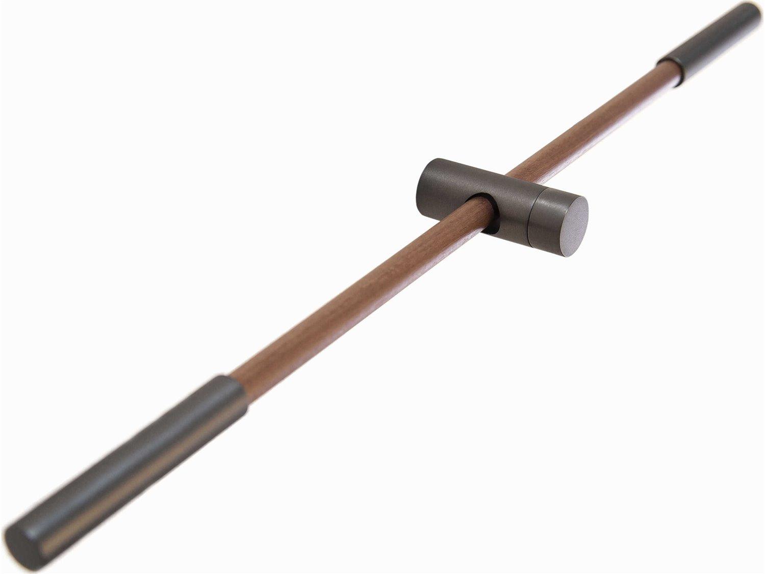 Nomon Merlin Graphite Walnut Wall Clock