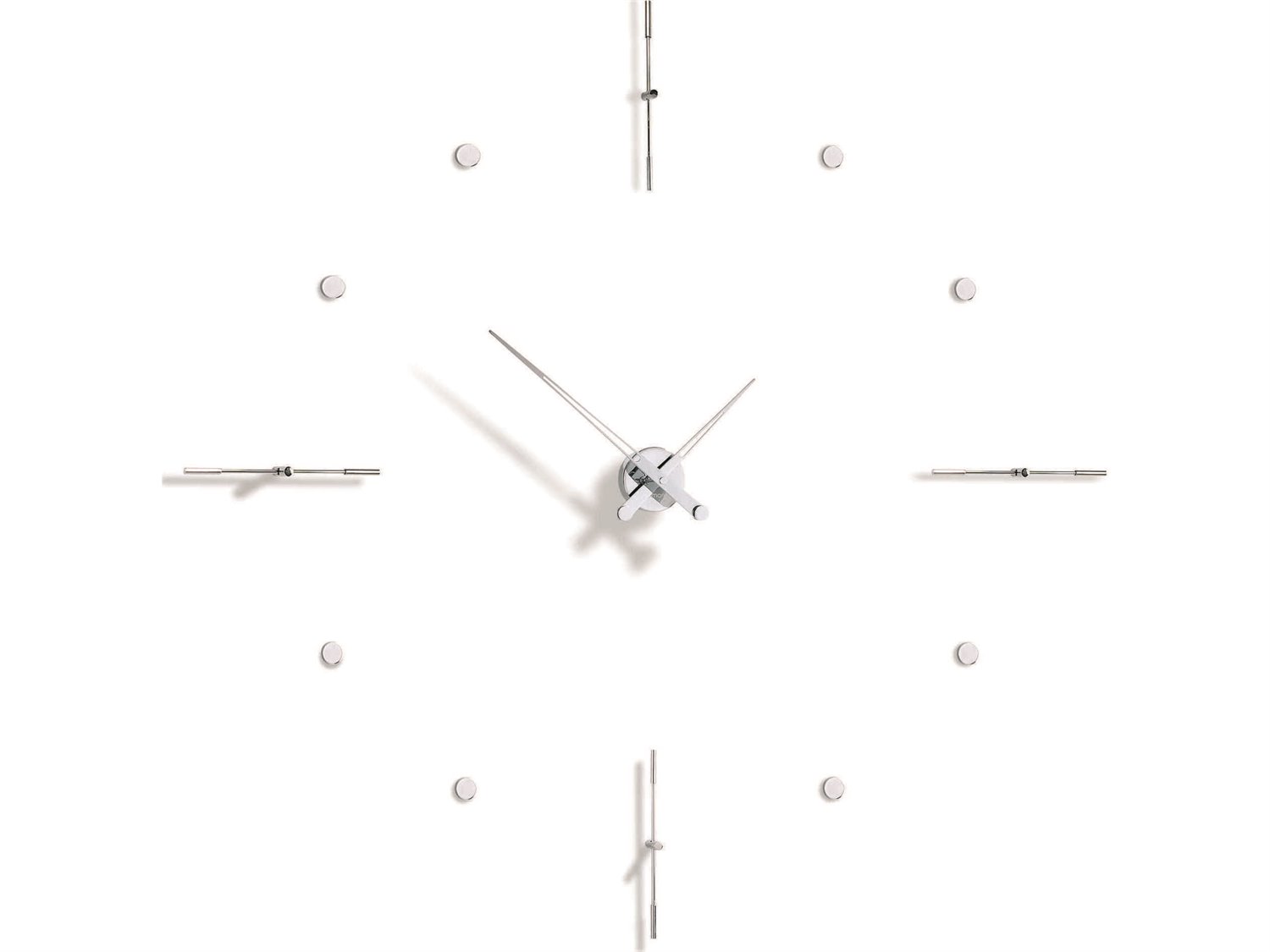 Nomon Mixto Chrome Wall Clock