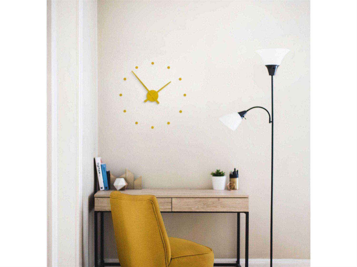 Nomon OJ Mini Mustard Wall Clock