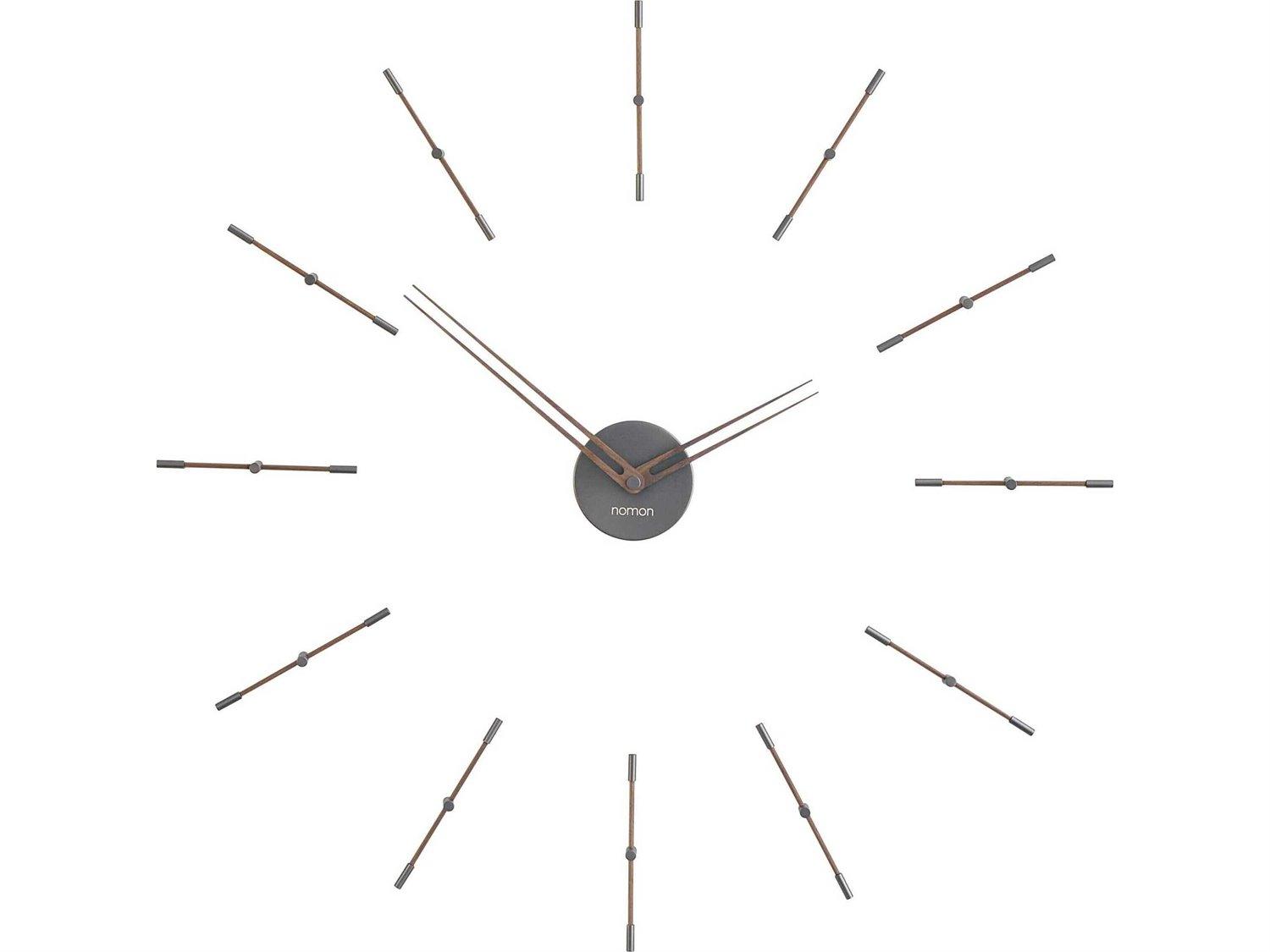 Nomon Mini Merlin Graphite Walnut Wall Clock