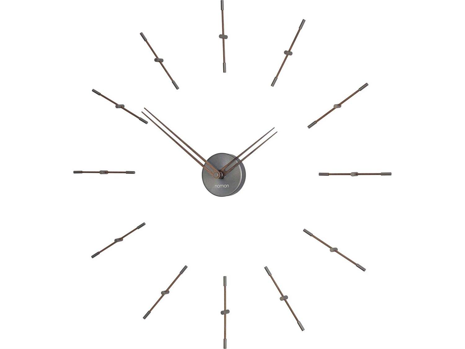 Nomon Mini Merlin Graphite Walnut Wall Clock