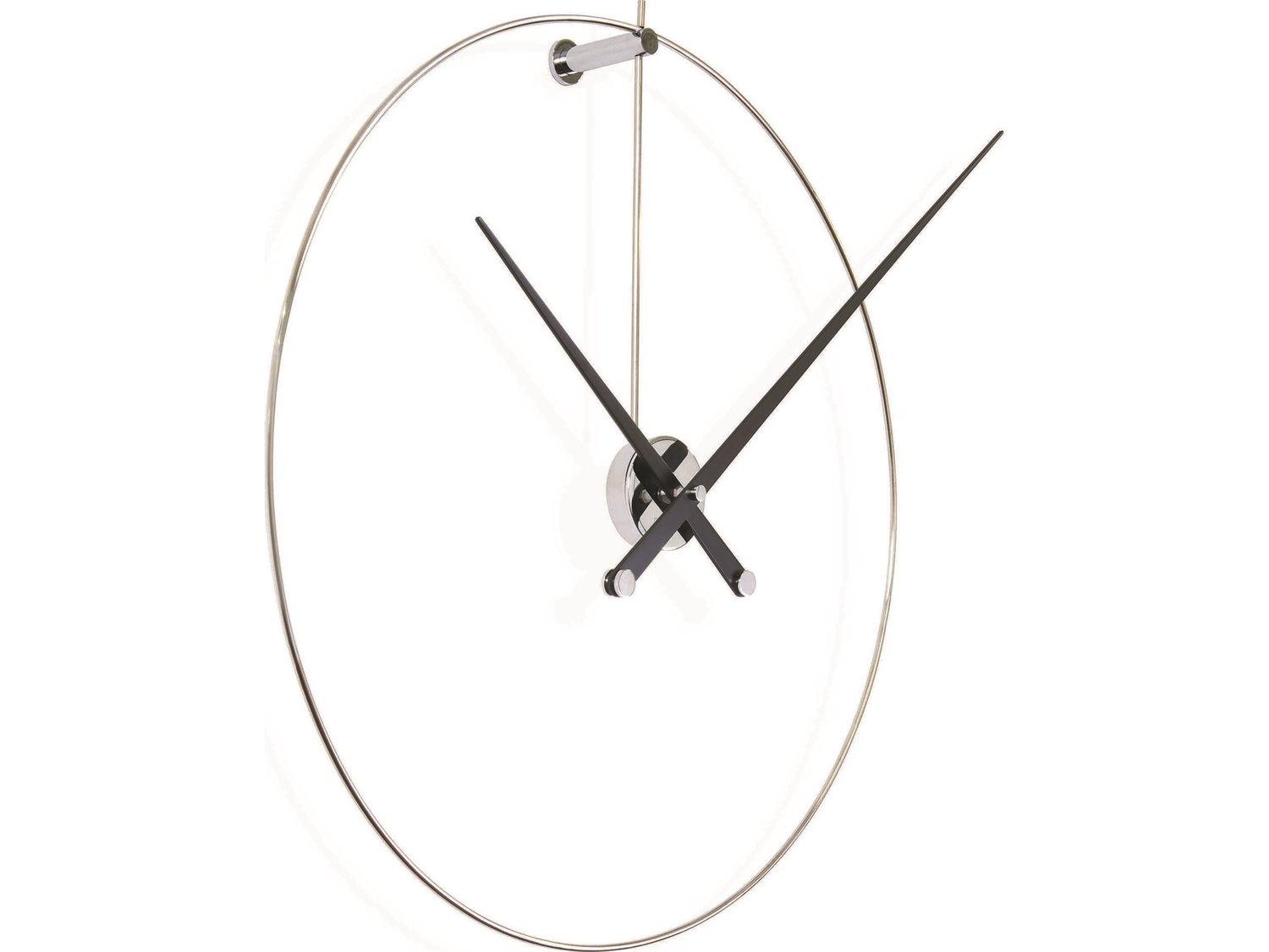 Nomon Anda Stainless Steel Black Wall Clock