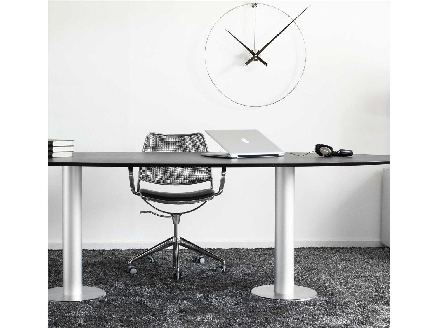 Nomon Anda Stainless Steel Black Wall Clock