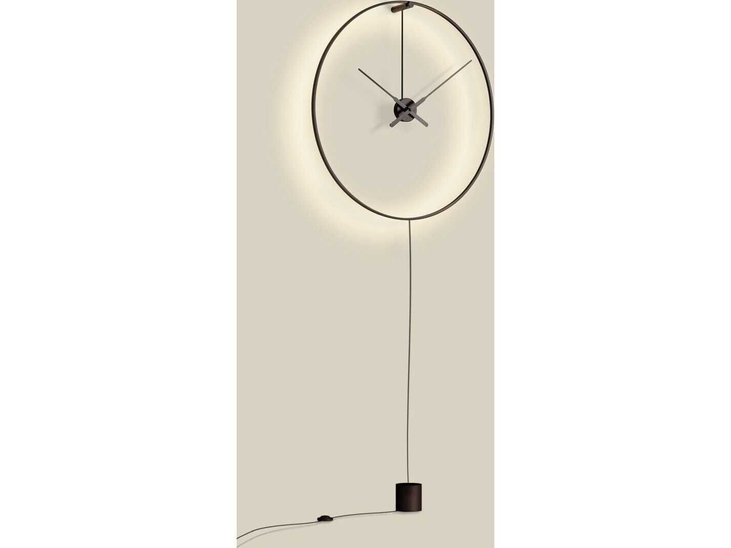 Nomon Ombra Black Wall Clock