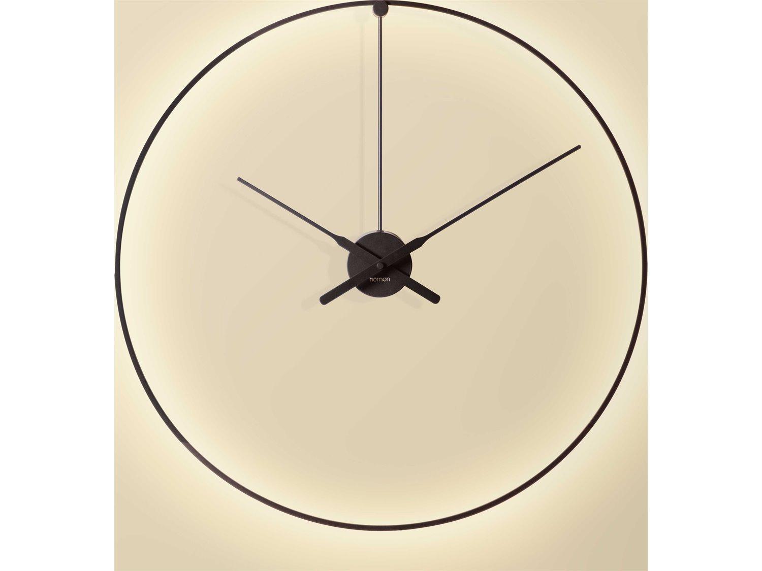 Nomon Ombra Black Wall Clock