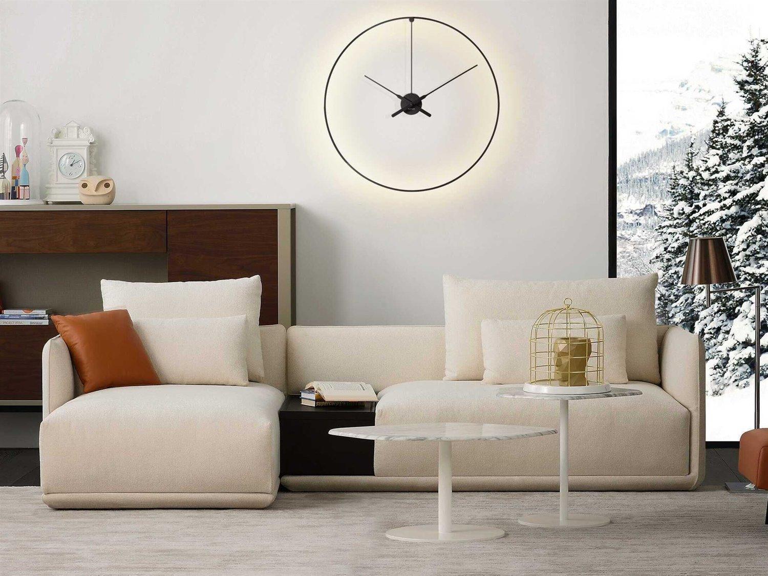 Nomon Ombra Black Wall Clock