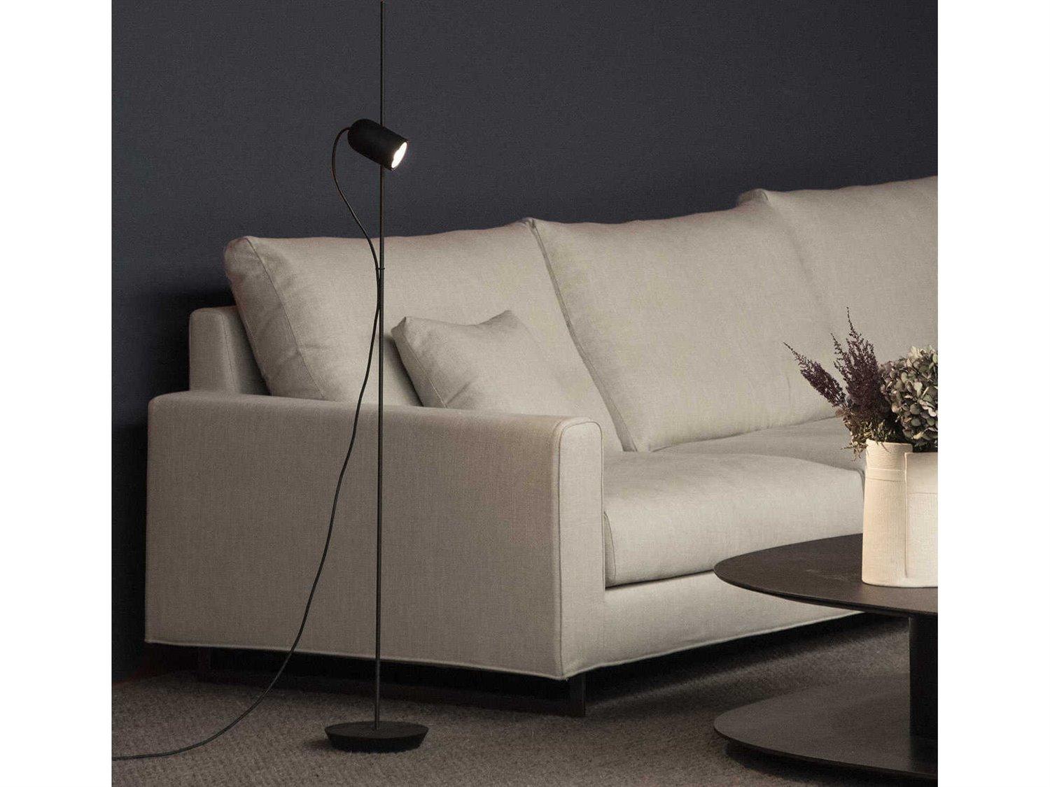 Nomon Onfa Black Wood Graphite Floor Lamp