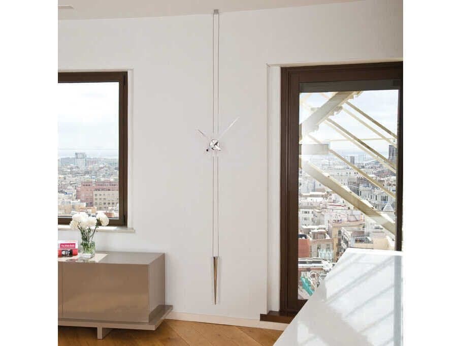 Nomon Pendulo Chrome Wall Clock