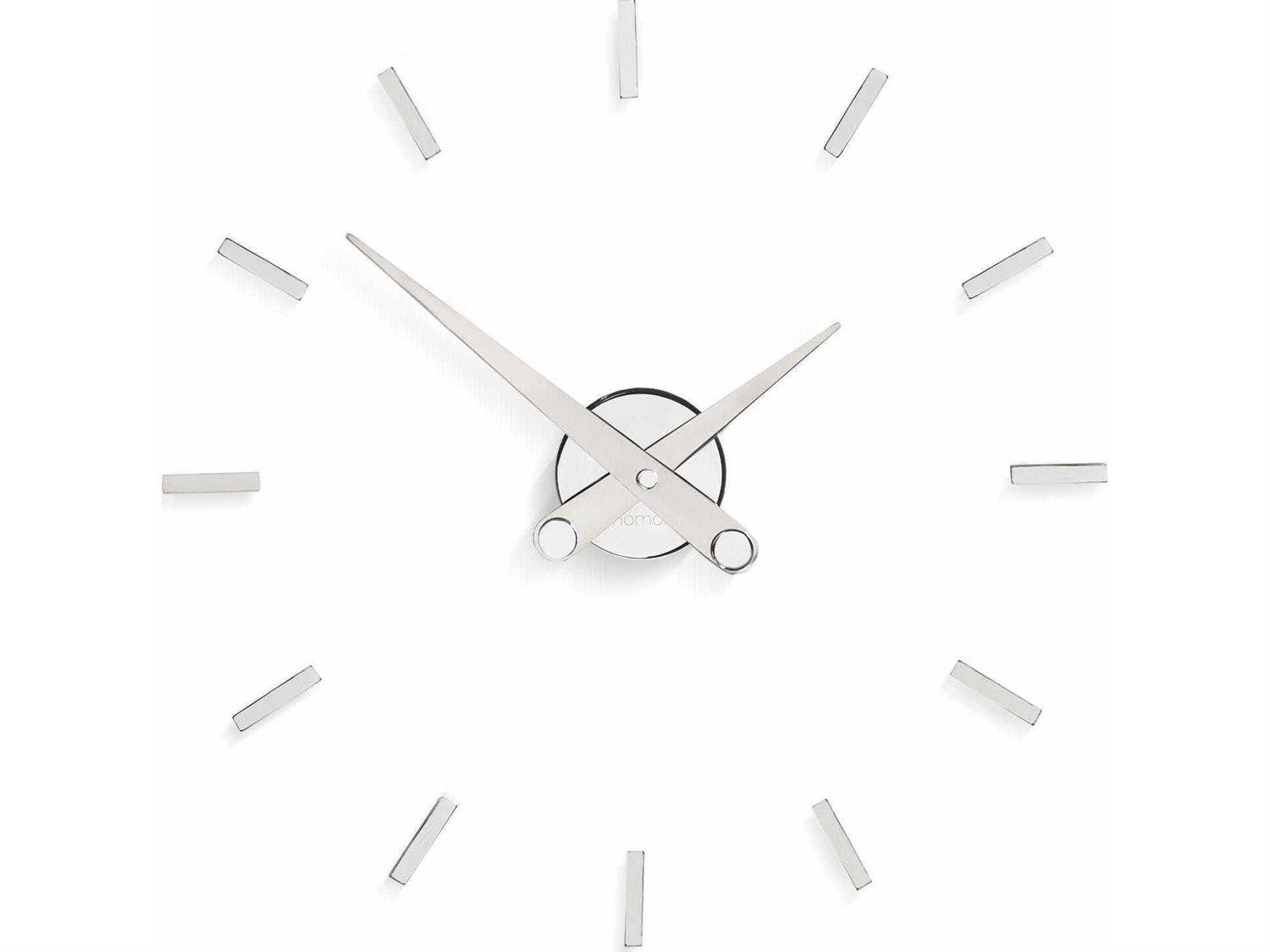 Nomon Puntos Chrome Steel Wall Clock