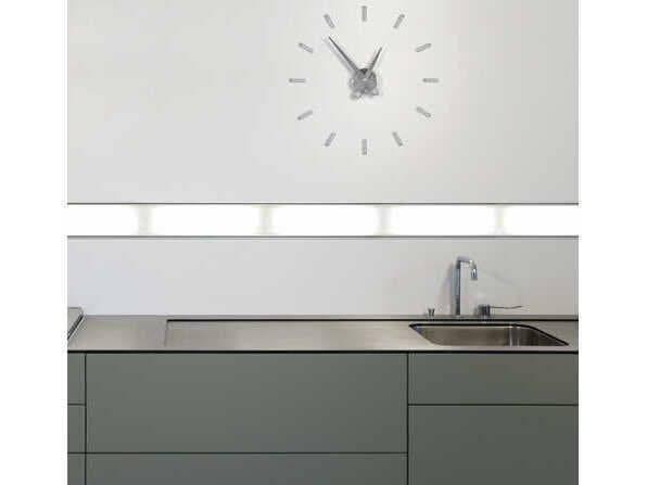 Nomon Puntos Chrome Steel Wall Clock