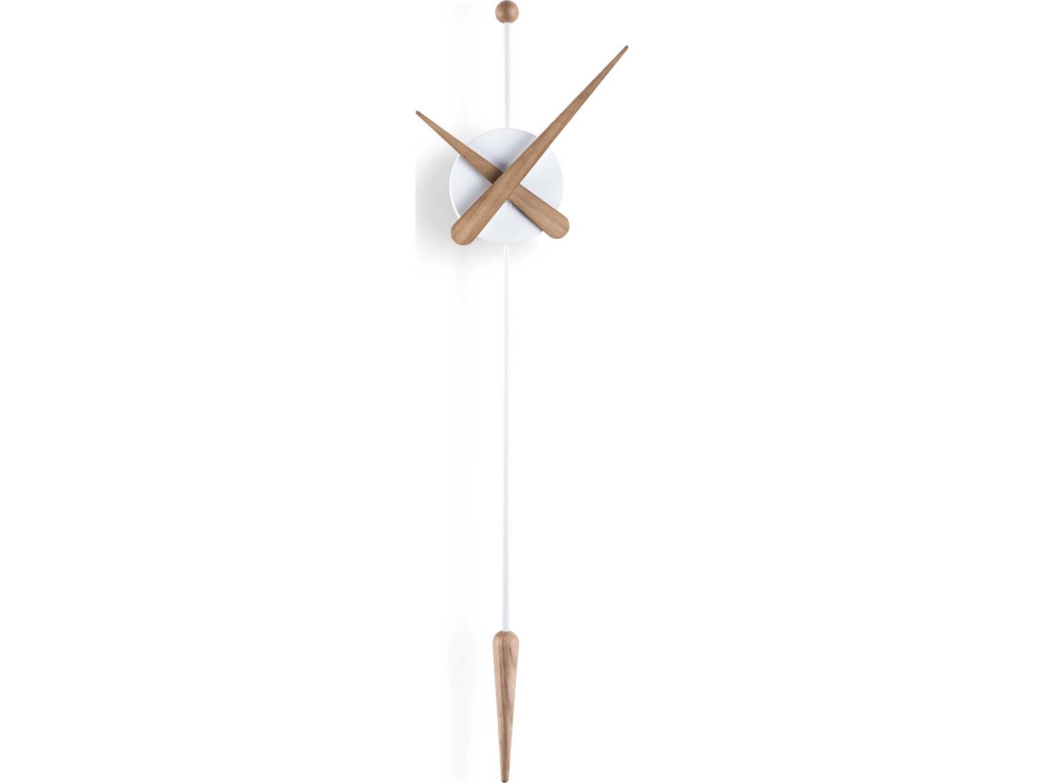 Nomon Punta White Oak Wall Clock