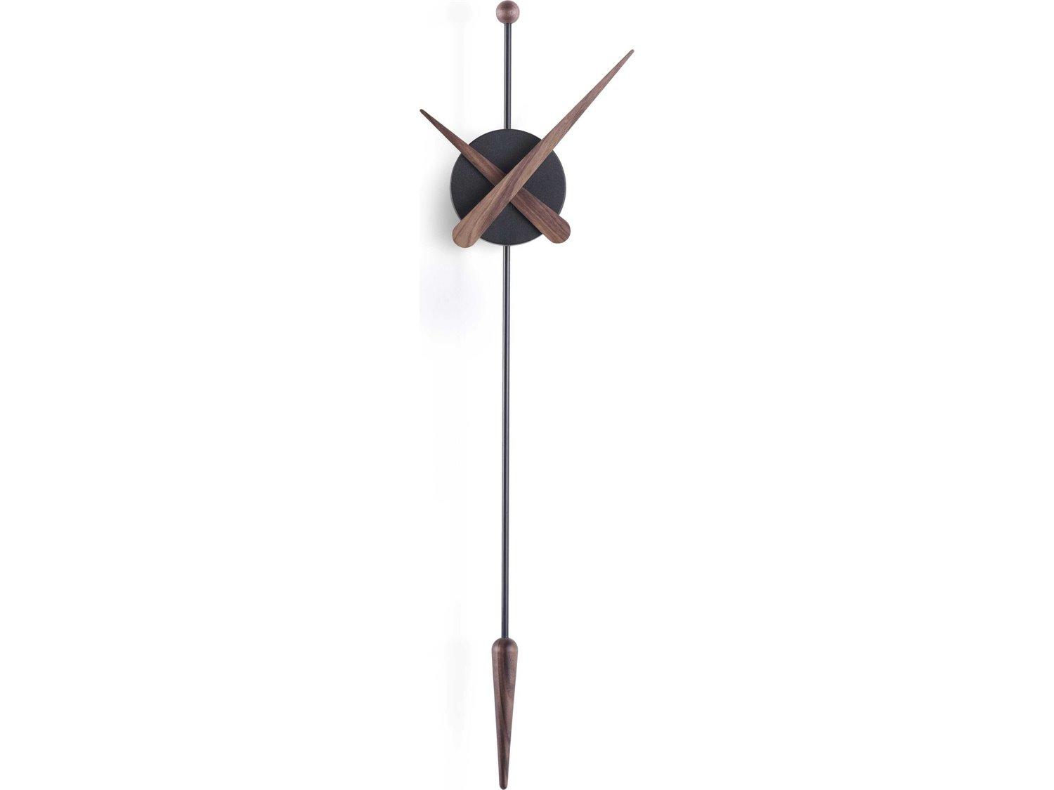 Nomon Punta Black Walnut Wall Clock