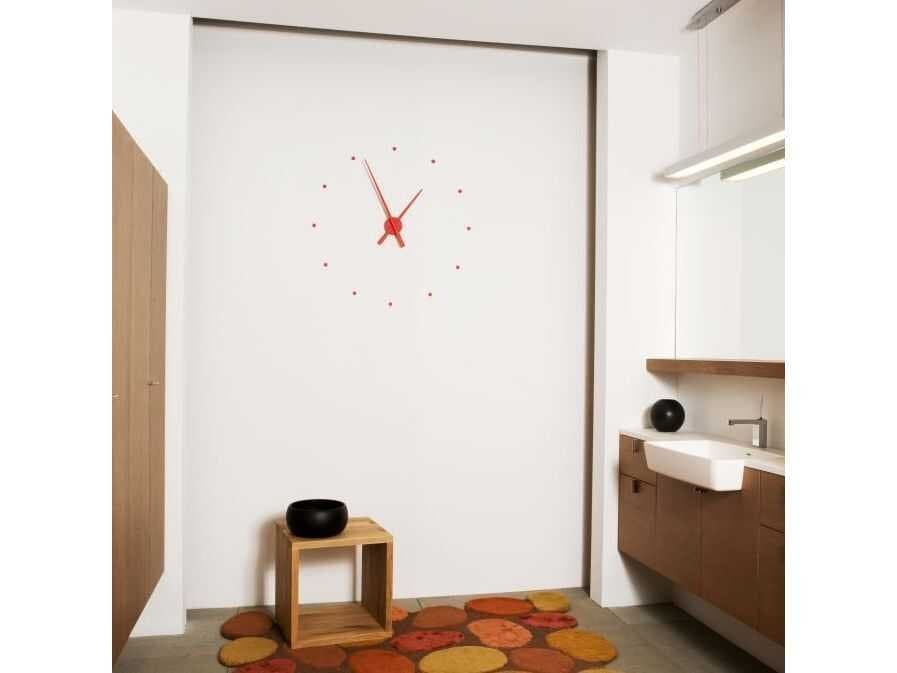 Nomon OJ Red Wall Clock