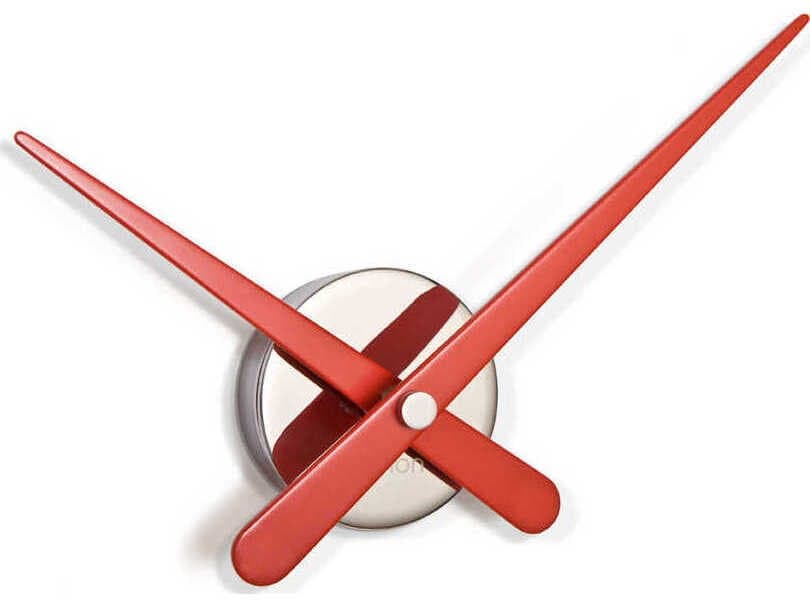 Nomon Rodon Mini Chrome Red Wall Clock