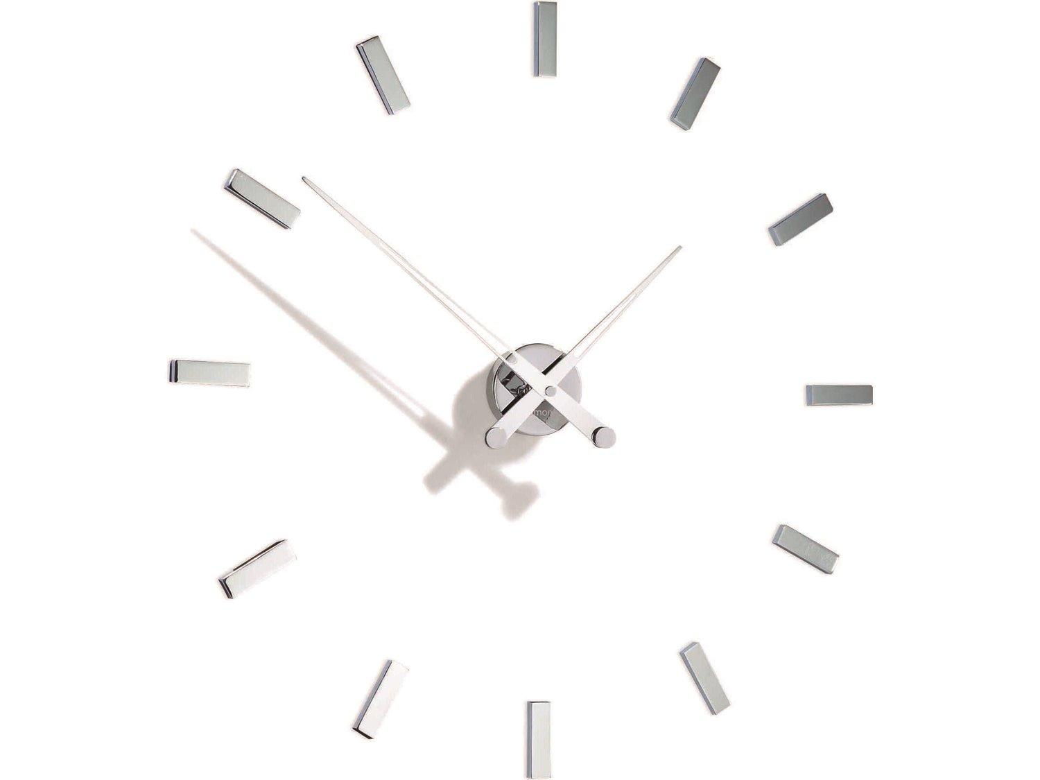 Nomon Tacon Chrome White Wall Clock