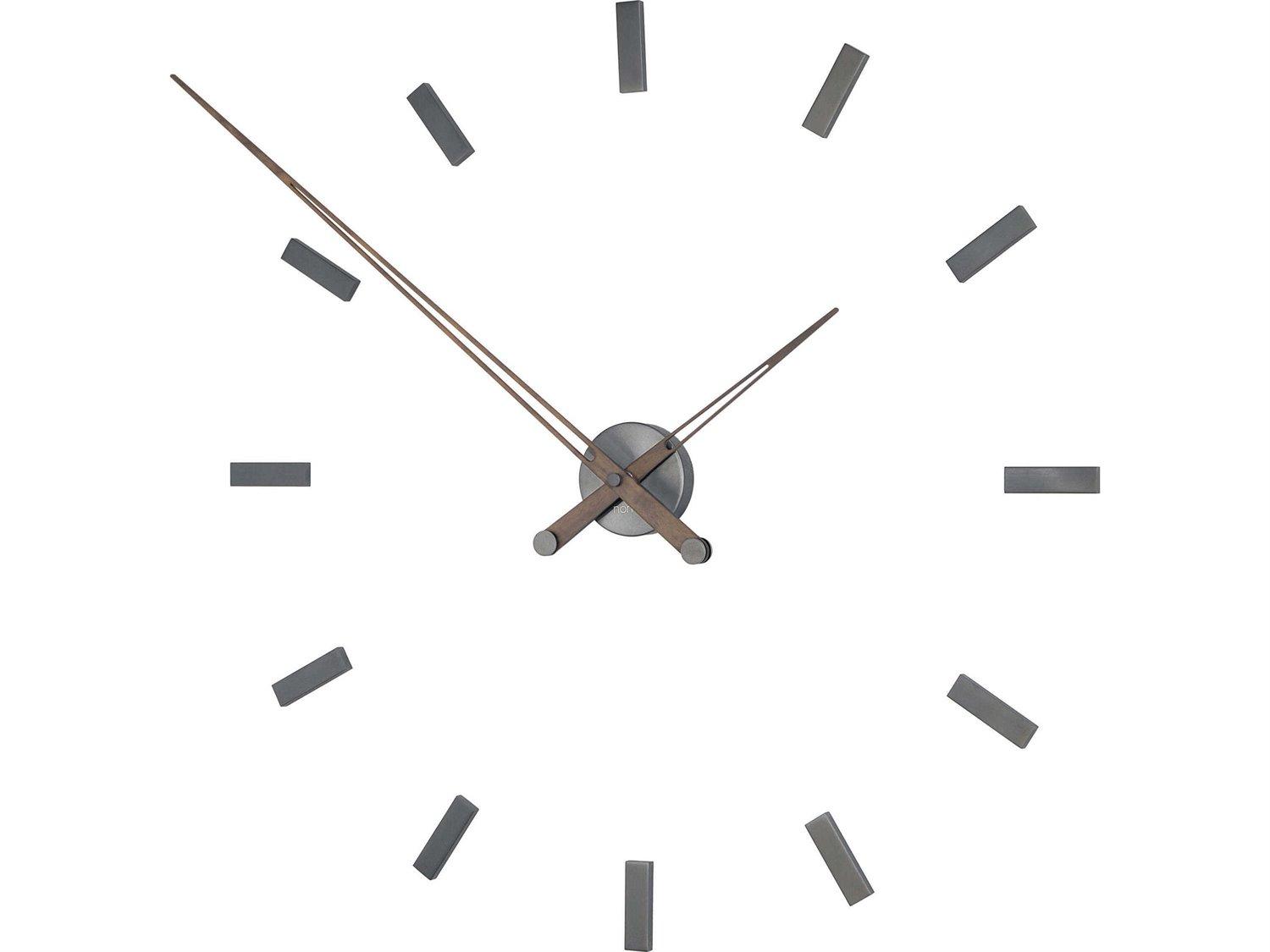 Nomon Tacon Graphite Walnut Wall Clock