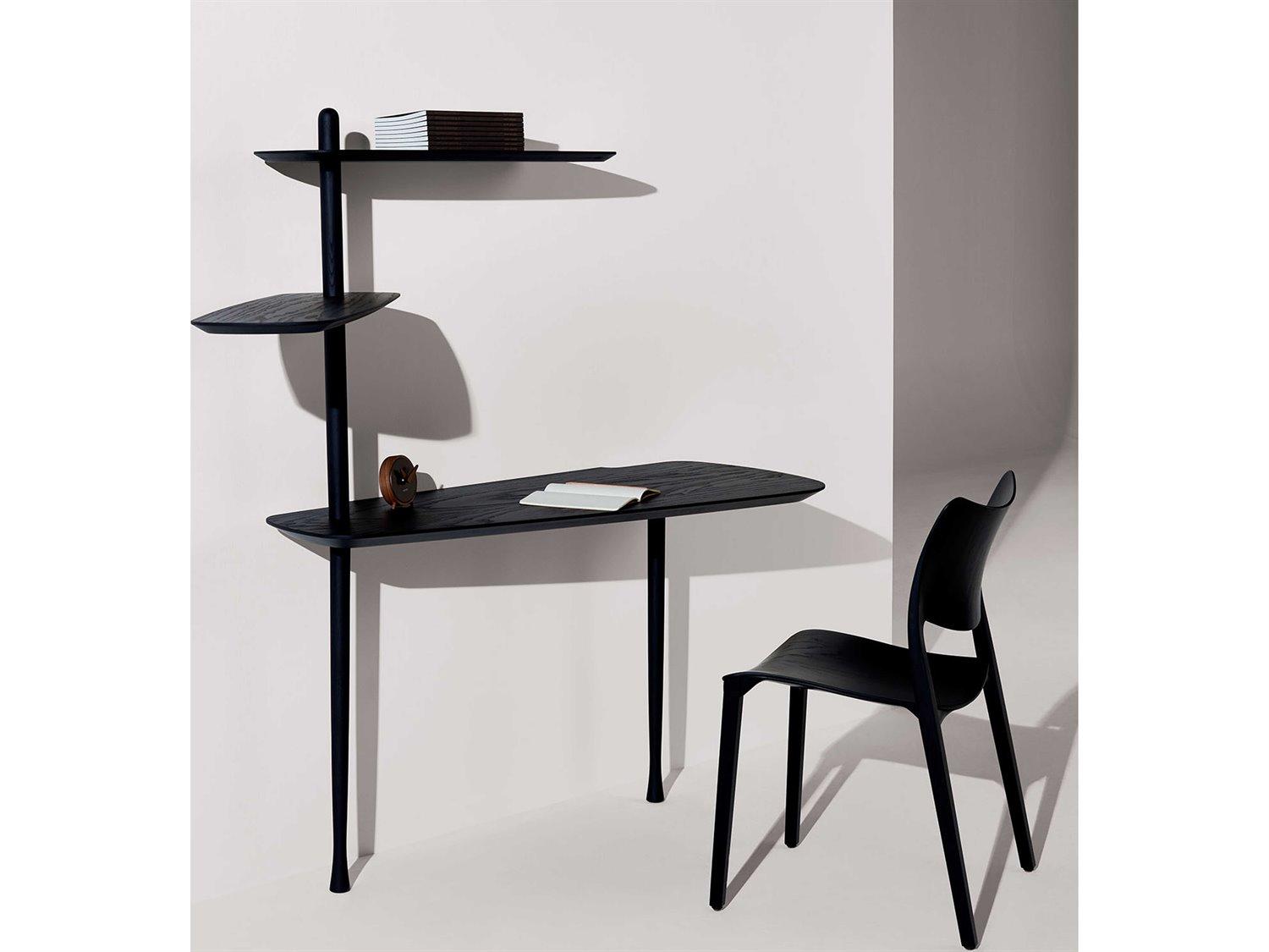 Nomon Unica Black Ash Wood Writing Desk