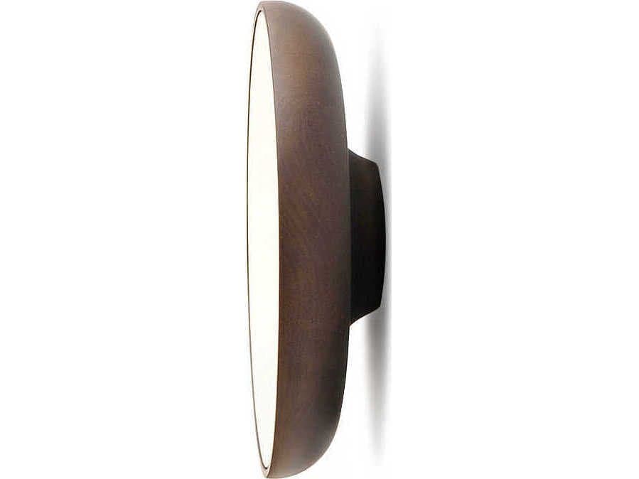 Nomon Welcome Walnut Round Wall Mirror
