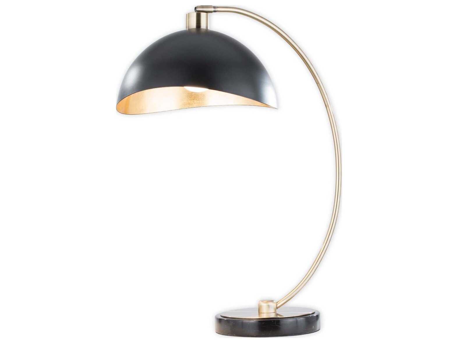 Nova Luna Bella Weathered Brass Steel Desk Lamp