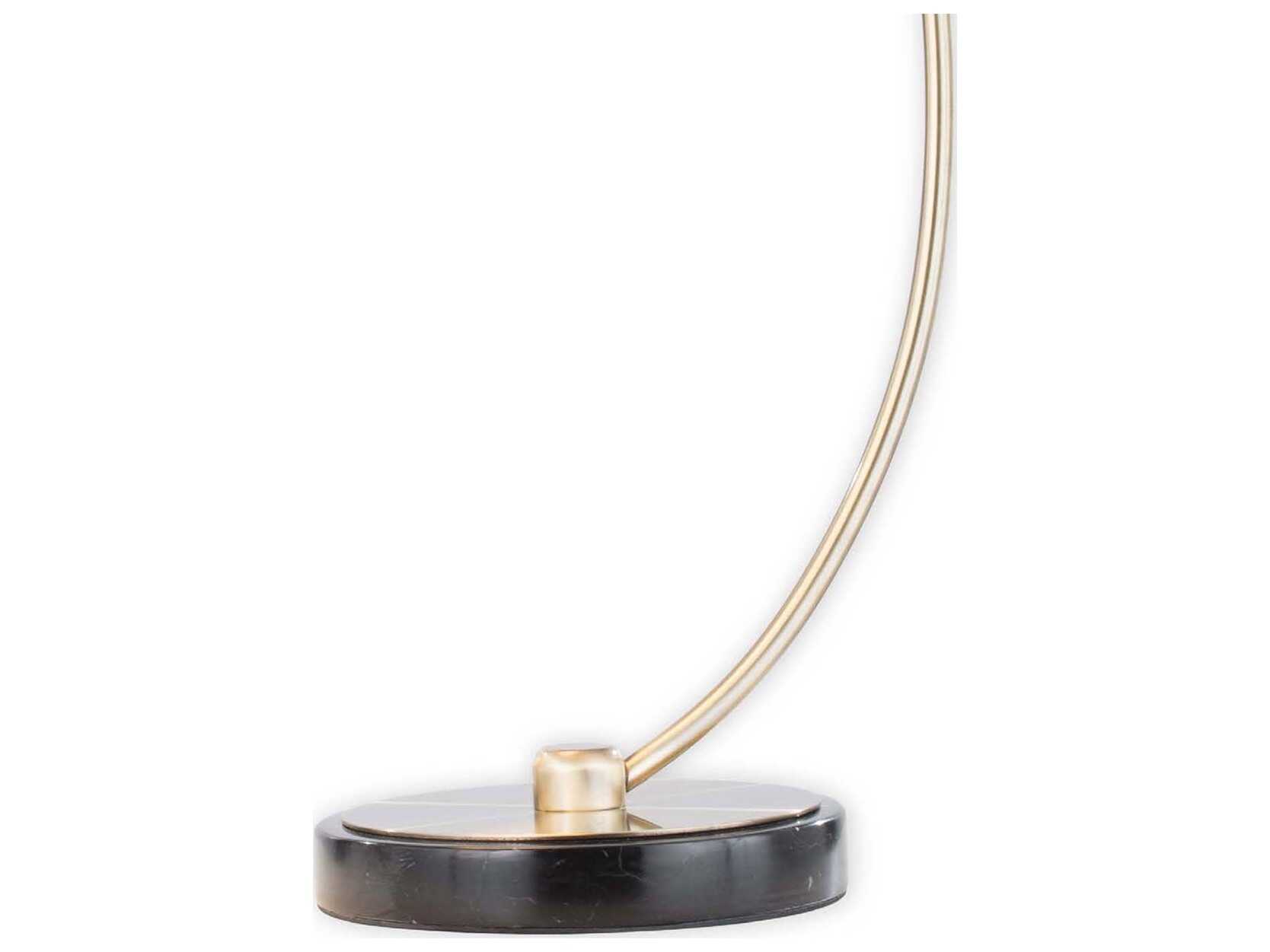 Nova Luna Bella Weathered Brass Steel Desk Lamp