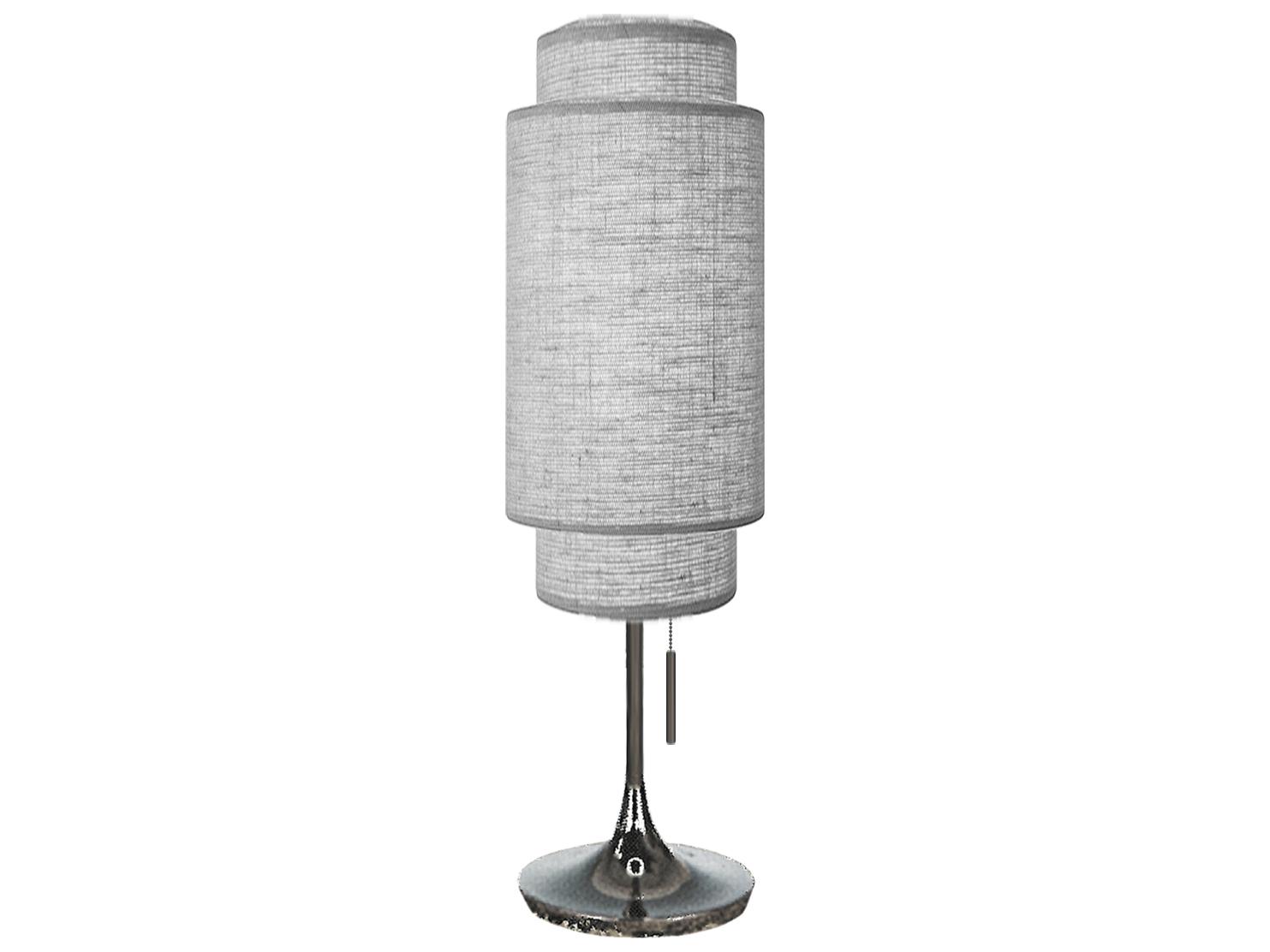 Nova Lollipop Black Nickel Buffet Lamp