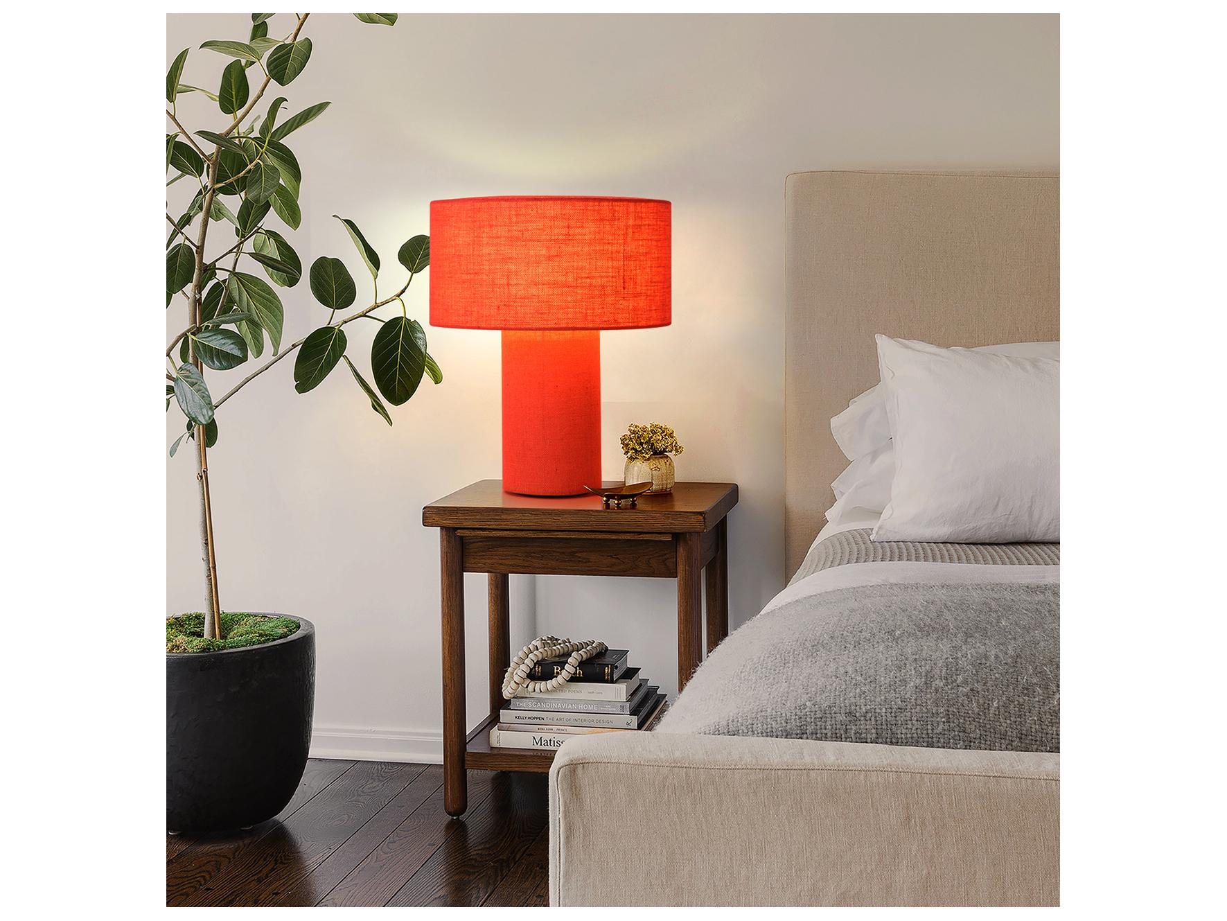 Nova Moonlight Red Table Lamp