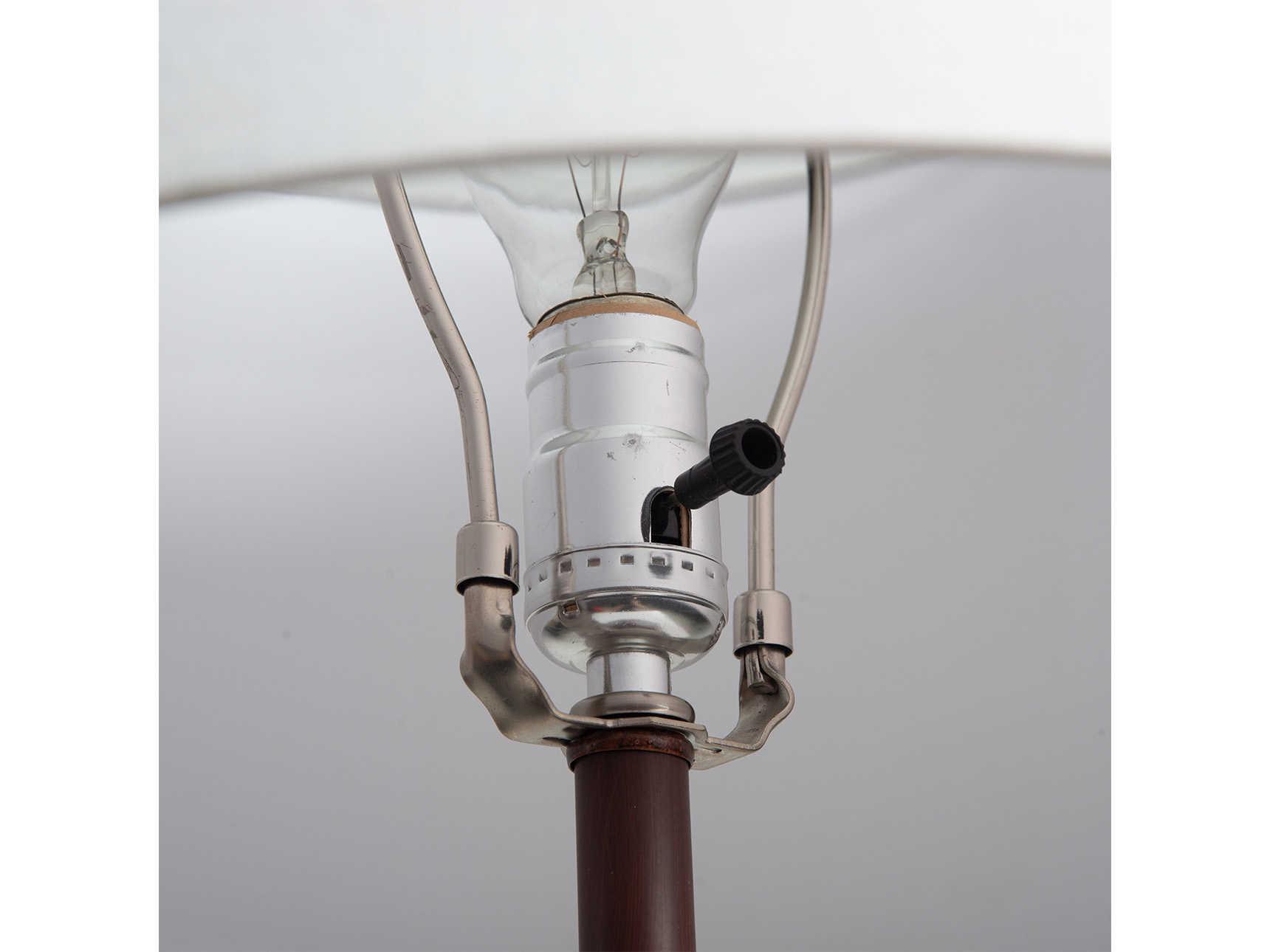 Nova Artifact Bronze Dark Brown Amber Mica Buffet Lamp