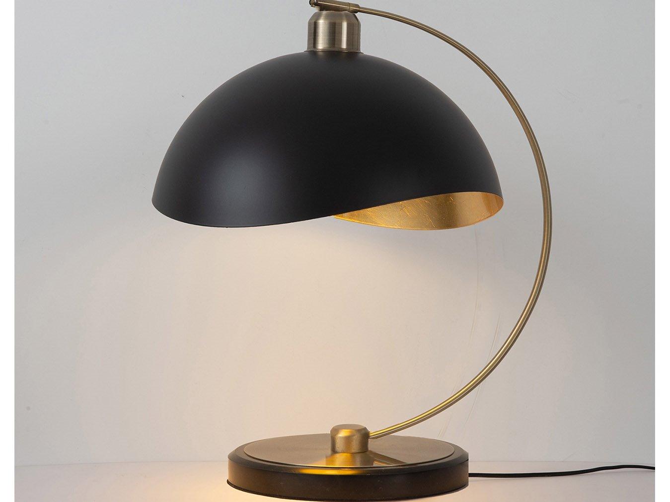 Nova Luna Bella Weathered Brass Table Lamp