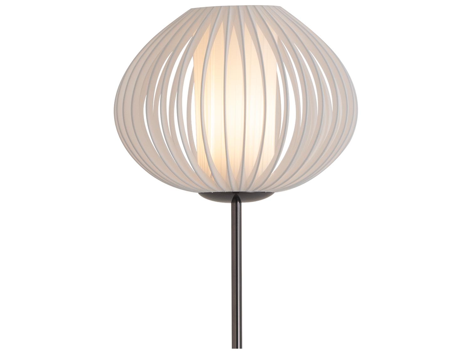 Nova Bloom Black Nickel Floor Lamp