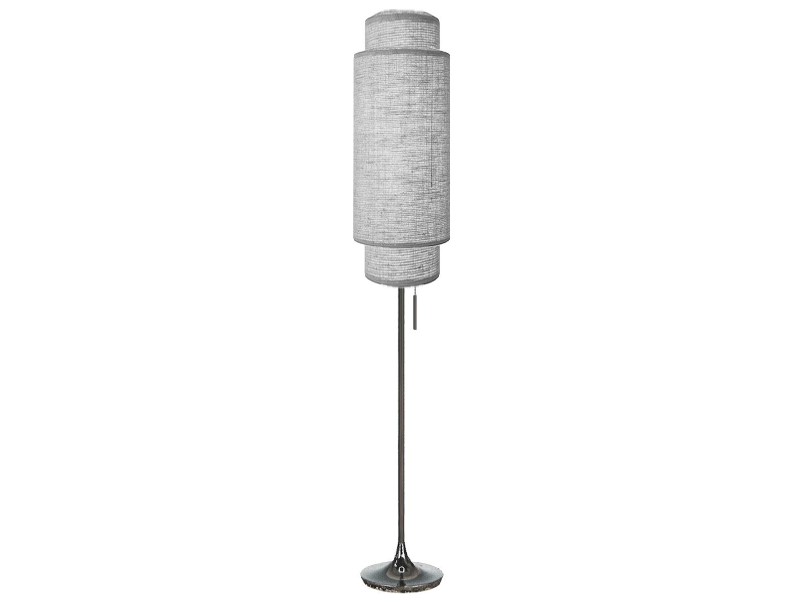 Nova Lollipop Black Nickel Floor Lamp