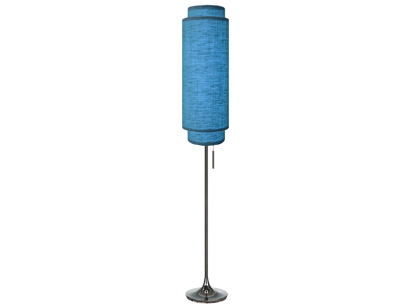 Nova Lollipop Black Nickel Floor Lamp