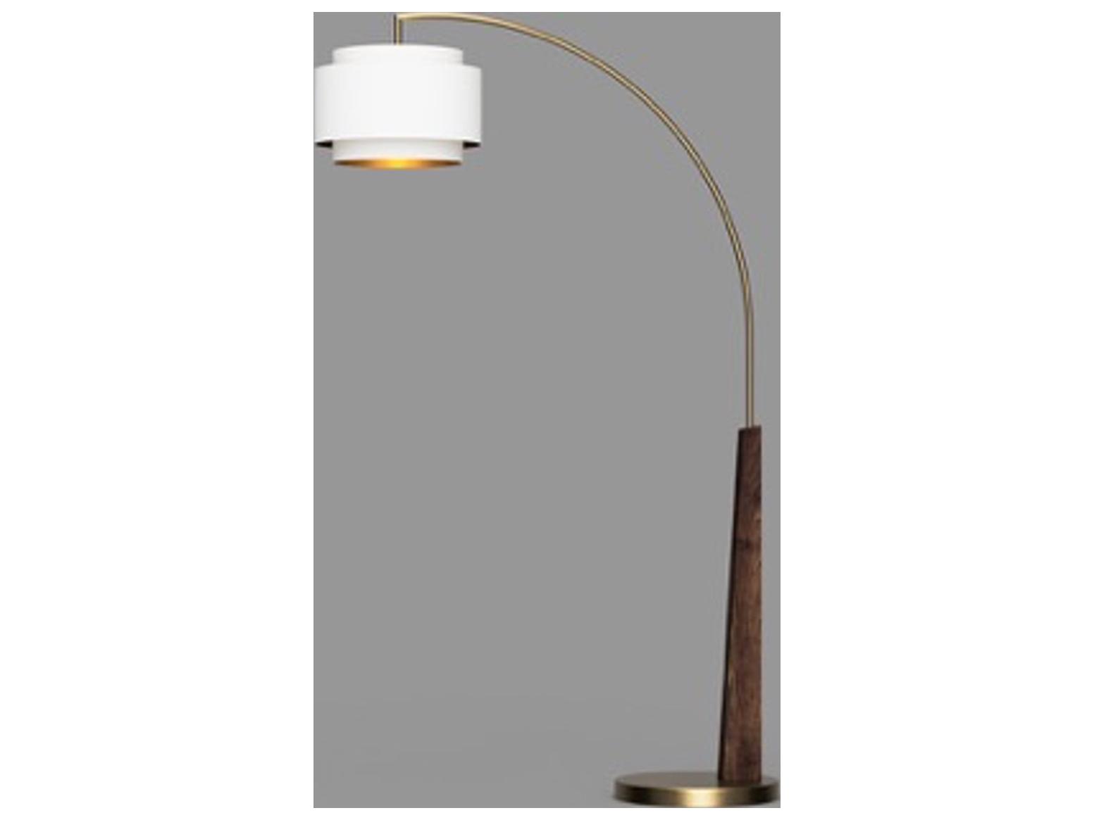 Nova Coronado Matte Black Floor Lamp