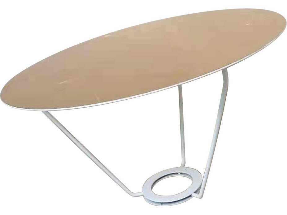 Nova Luna Bella Weathered Brass Black Steel Floor Lamp