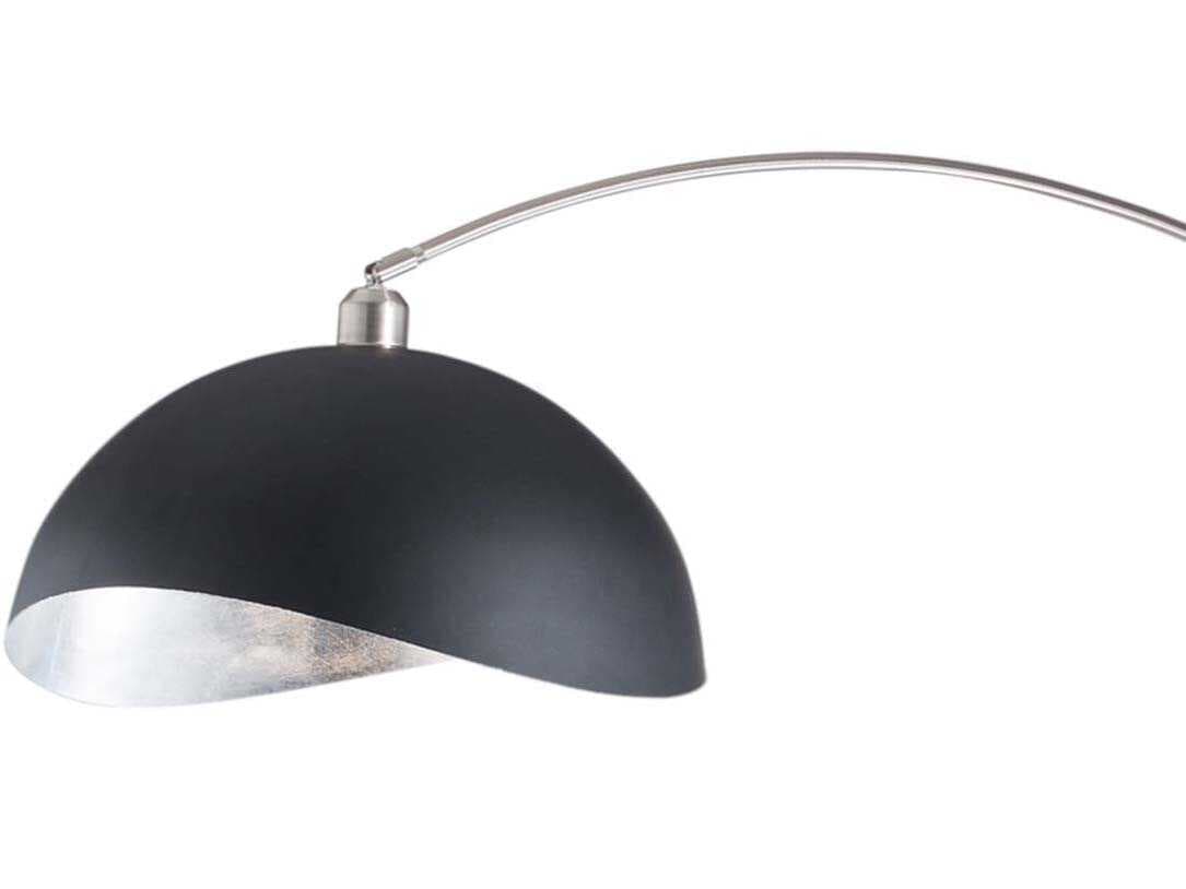 Nova Luna Bella Antique Nickel Brushed Steel Floor Lamp