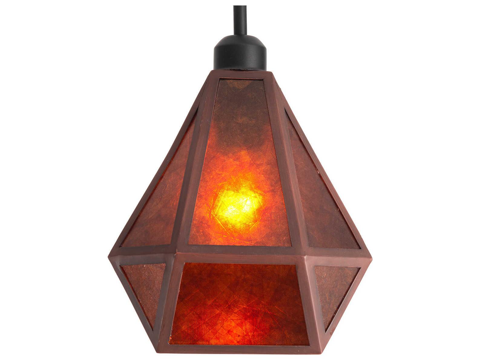 Nova Artifact Bronze Matte Black Amber Mica Brown Floor Lamp