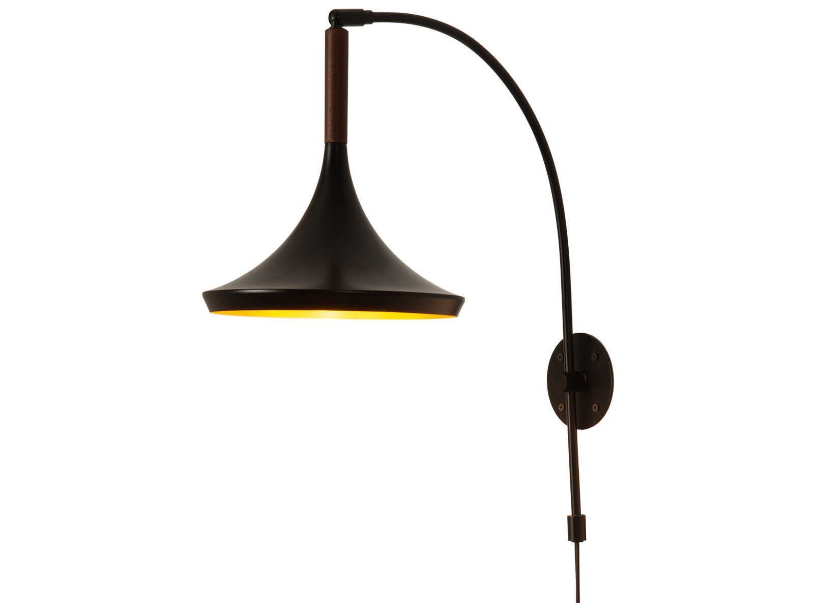Nova Lodi 1-Light Matte Black Wall Sconce