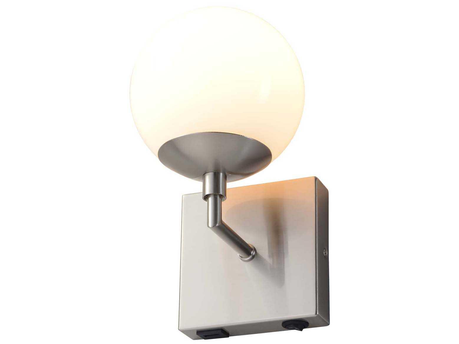 Nova 1-Light Satin Nickel Wall Sconce