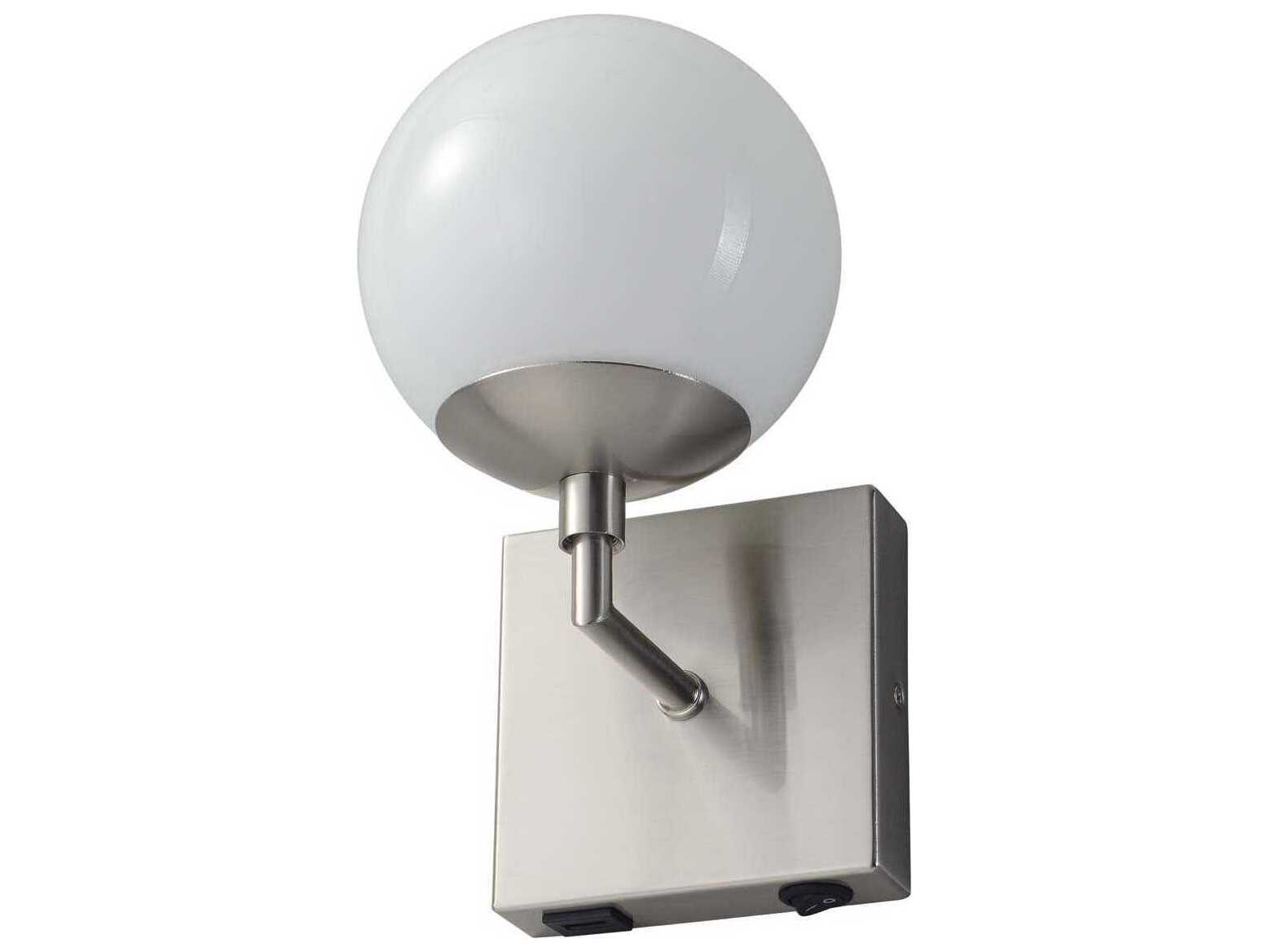 Nova 1-Light Satin Nickel Wall Sconce