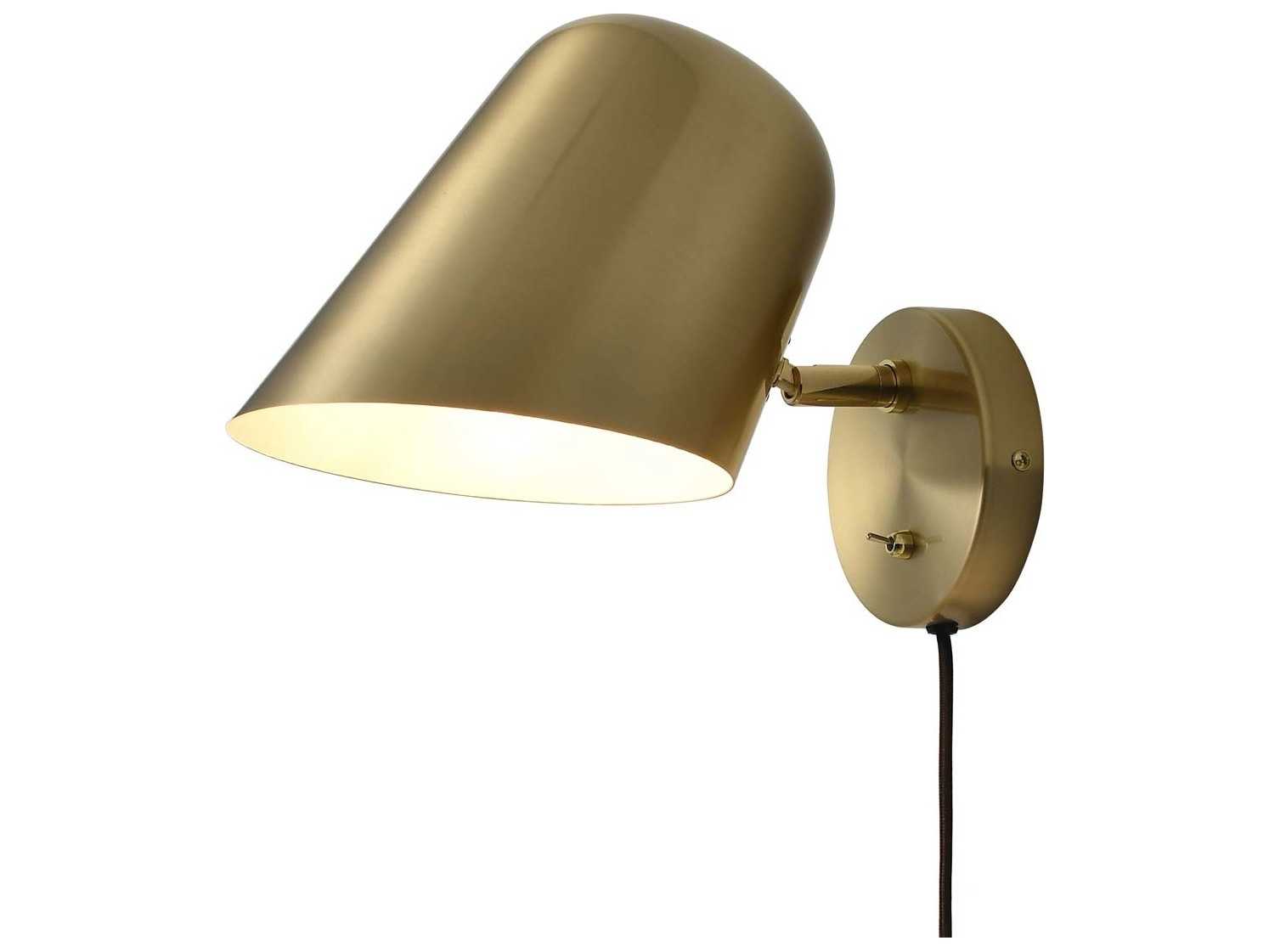 Nova Culver 1-Light Brushed Brass Wall Sconce