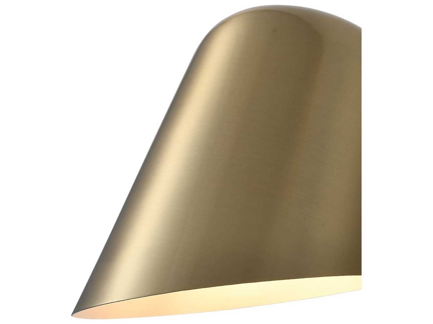 Nova Culver 1-Light Brushed Brass Wall Sconce
