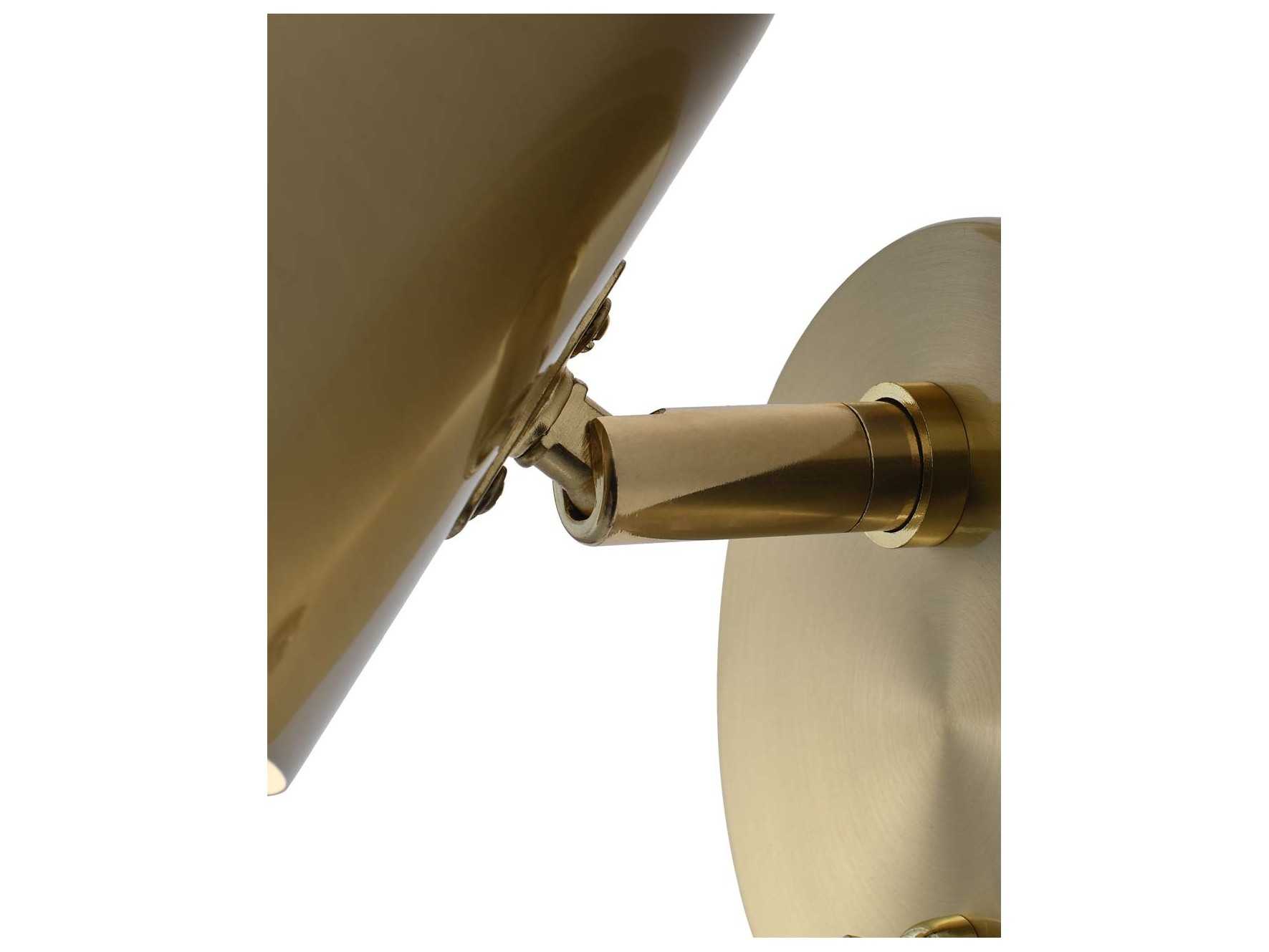Nova Culver 1-Light Brushed Brass Wall Sconce
