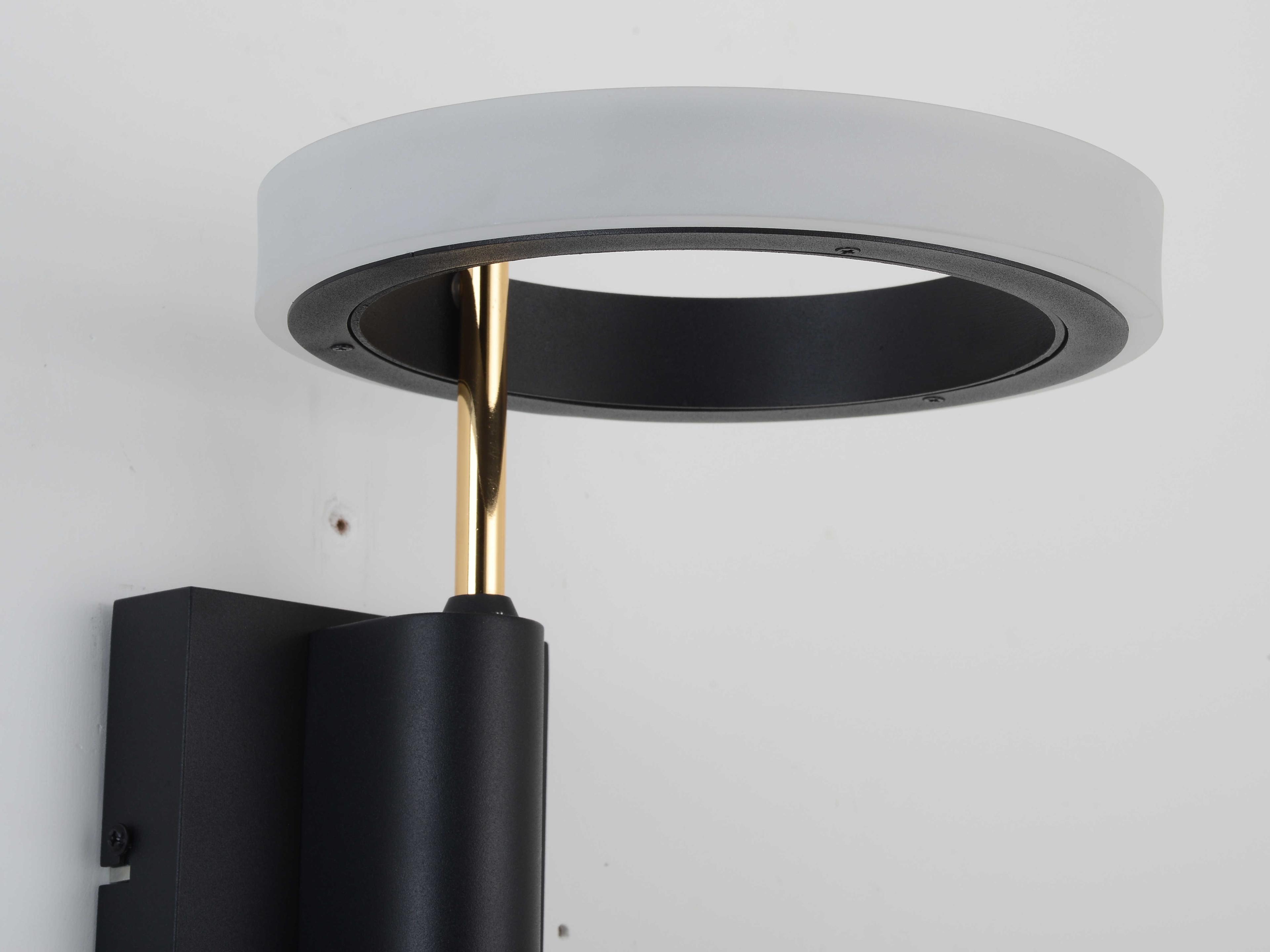 Nova Aerial 1-Light Antique Nickel Wall Sconce