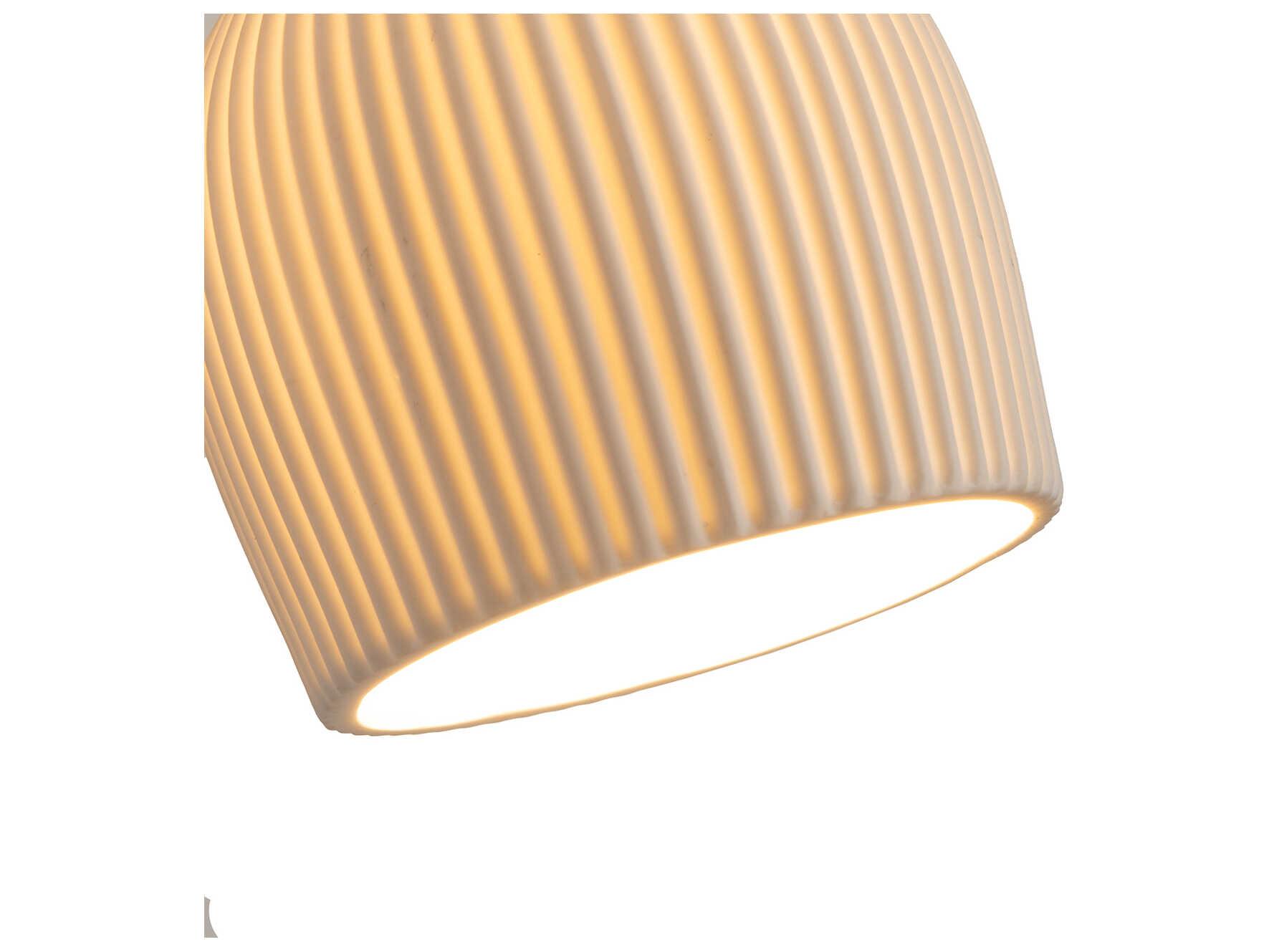 Nova Bone Porcelain Petaluma 1-Light Matte Black Wall Sconce